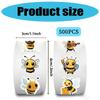 500Pcs Cartoon Sticker Adhesive Seal Sticker Packaging Label for Seal Envelope Scrapbooking Journal Planner Wrapping