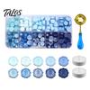 DIY Crafting Accessories Wax Seal Kit, with Sealing Beads Spoon And Candles, Handmade Stationery Tools Stamp for Wedding Invitations Envelopes