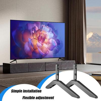 Universal Aluminum Alloy TV Large Stand for 32 To 65 Inch TVs Height Adjustable Anti-slip Base Shockproof Living Room Supplies