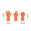 6pcs/bag Knitting Needles Point Protectors Scissors Mix Shaped Needle Tip Stopper Cover Accessories for Knitting and Sewing