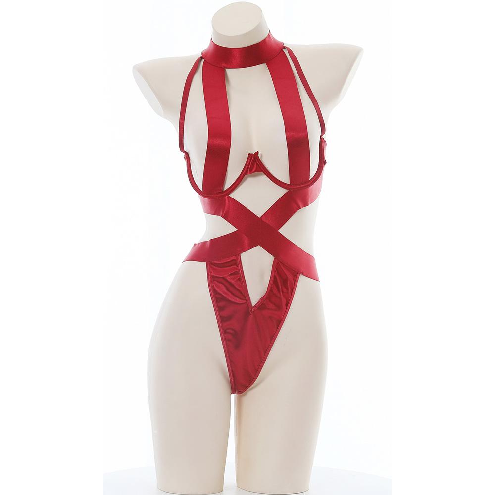 XXOO Erotic Sexy Lingerie Women Strap Bodysuit Underwear Movie Outfits Cosplay Costumes
