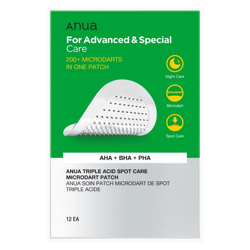 [Anua] Triple Acid Spot Care Microdart Patch 53mg*12EA