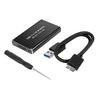 Plugs Play Aluminum M.2 Drive External Case for 22x30 To 22x80mm Drives Enclosure Easy Installation