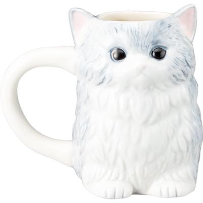 Cute Cat Kitchenware: Munchkin Mug, Approx. 400cc, Cat Accessories, Human-Grade Tableware, SAN4236-1