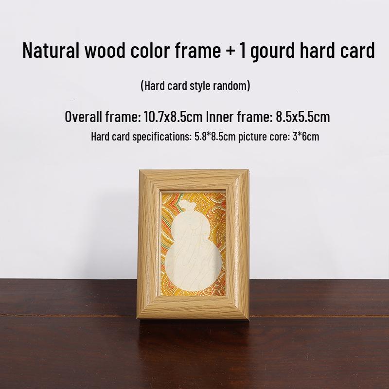 Brocade Calligraphy Ornament: Mini National Style Xuan Paper Pendant - Cultural and Creative Fortune Card Gift