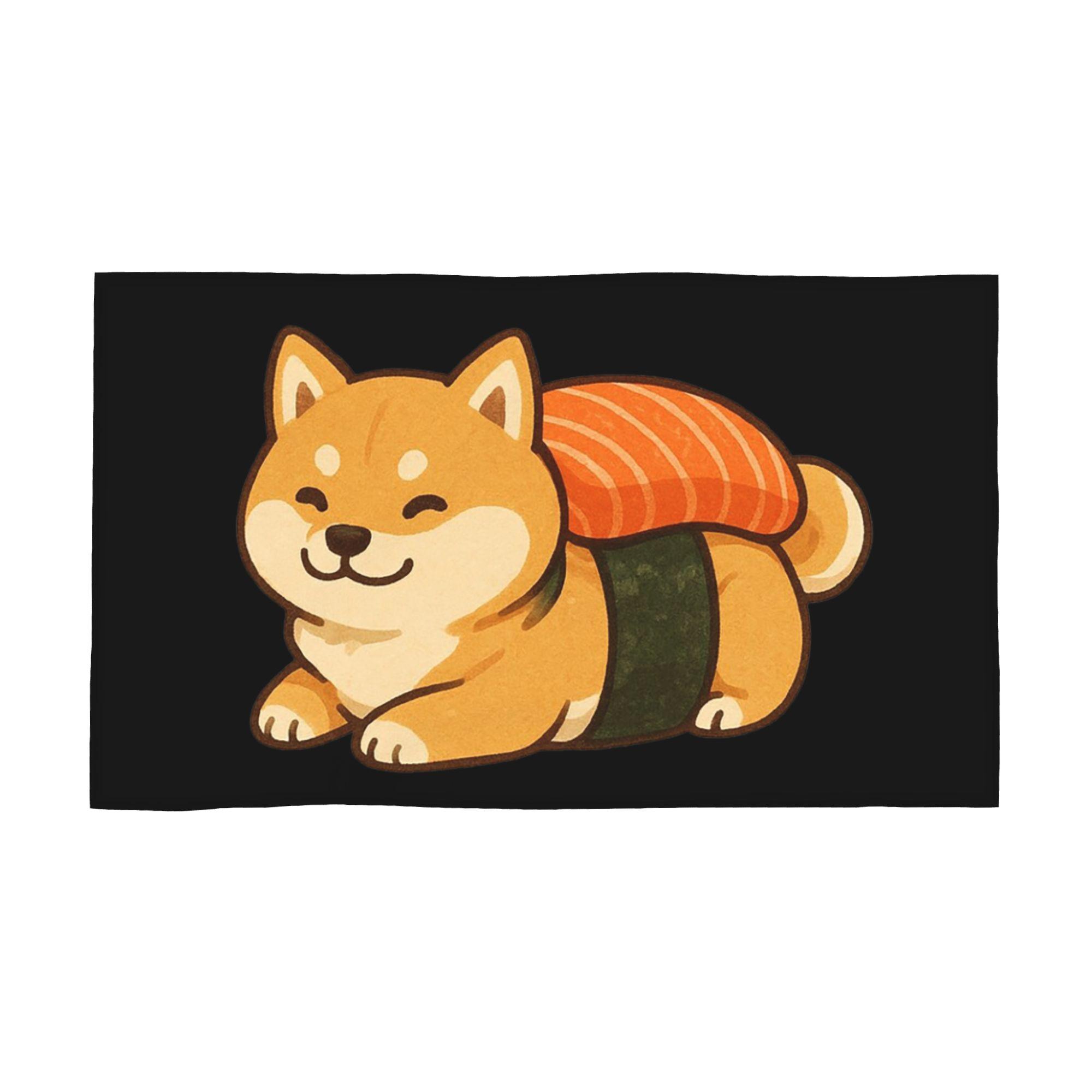 

Sushi Cute Shiba Inu Dog Soft Face Towel Quick Dry Pool Bath Cotton Towels Absorbent Quick W40*H60(CM)