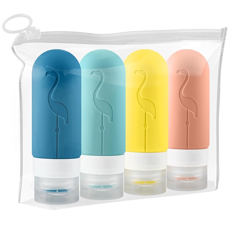 

[Travel Business Recommendation] Curoayood travel bottle refill container travel bottle small container Leak proof Shampoo bottle for business trips