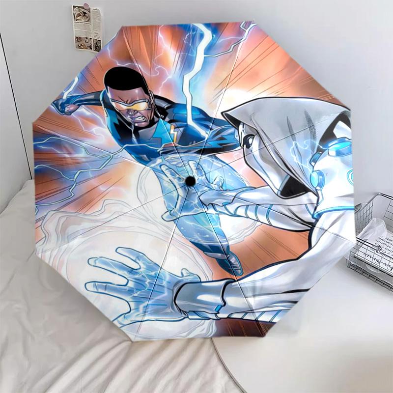 

1 PC Automatic Folding Umbrella - Cartoon Pattern, Portable & Foldable Design with 13 Ribs, Christmas Birthday Gifts