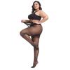 15D Plus Size Women Stretch Panty-Hose Xxxxl White High Waist Tights Oversized Thin Large Black Stockings Pantyhose Leggings 5Xl