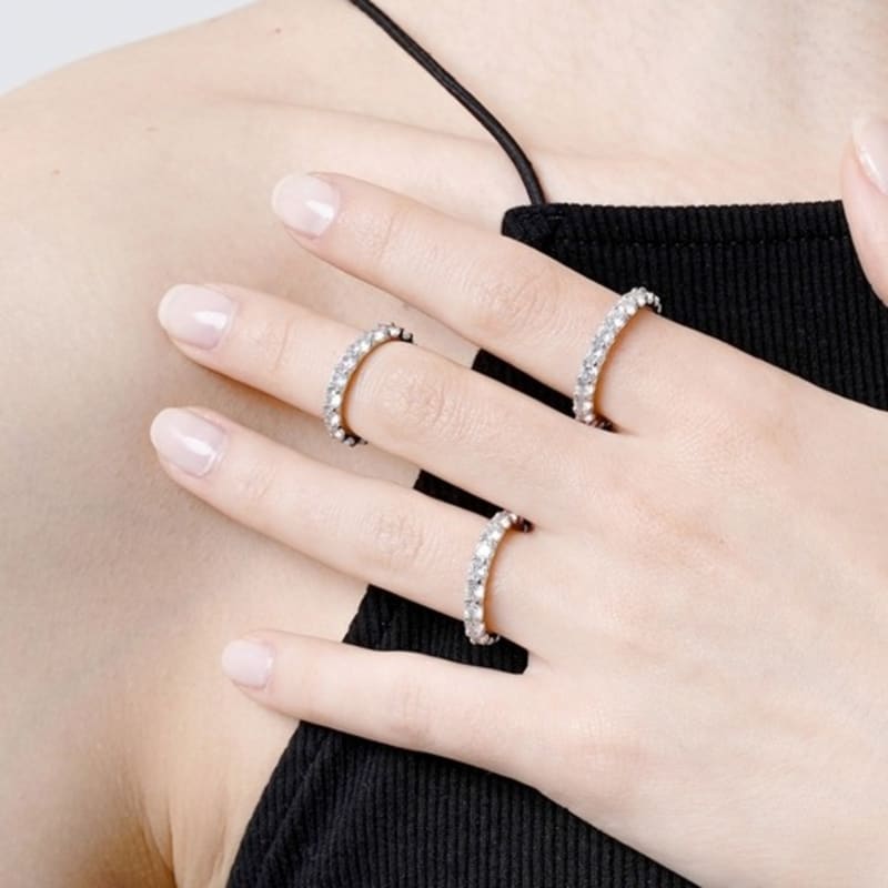 aphrose 3mm eternity ring