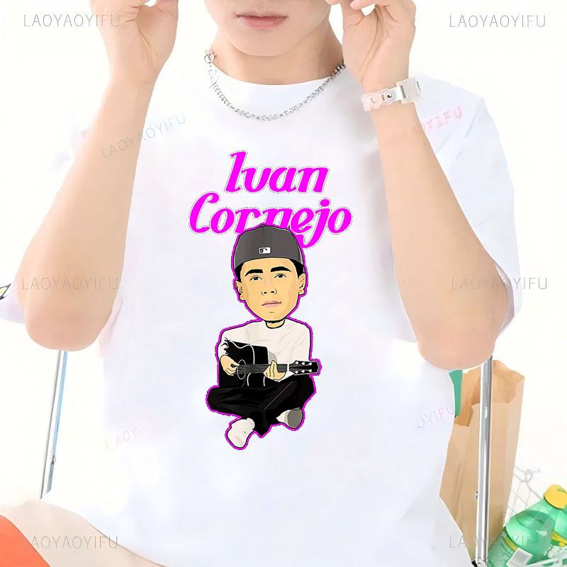 New Arrival Ivan Cornejo Camiseta Mirada 2025 Concert Classic Graphic Shirts Unique Fan Gift Y2k Clothes Polyester Streetwear S