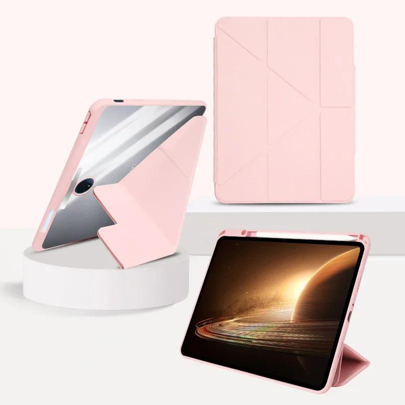 Case for OPPO Pad 2 4 Pro 13.2'' Neo OnePlus Pad 2 12.1 Pro 12.1 Pad 11.61 GO 11.35 Acrylic Shockproof Buckle Tower Cover