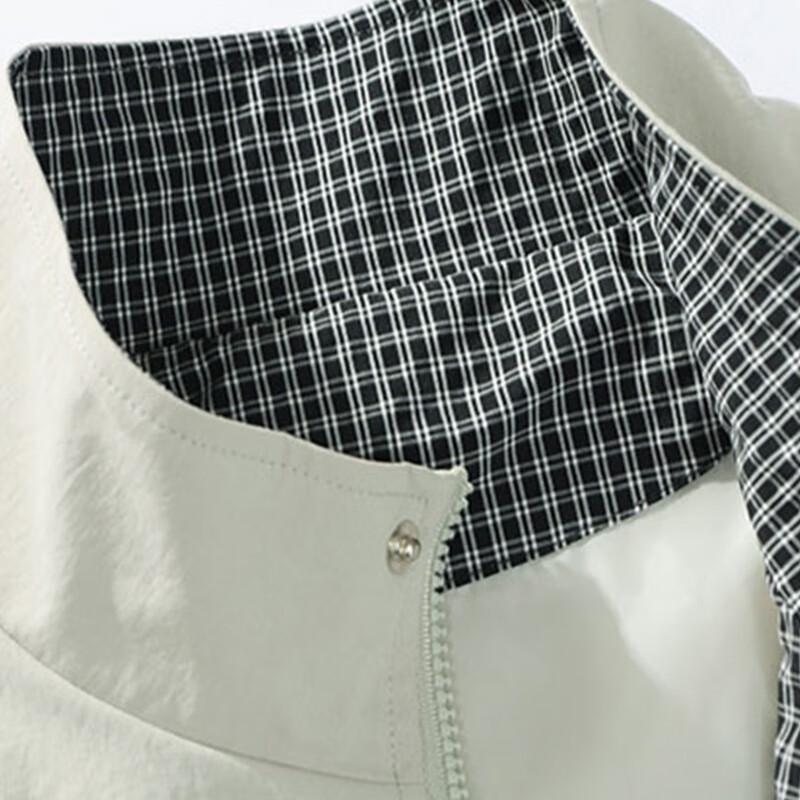 NASA MARVEL Herren Stehkragen Freizeitjacke