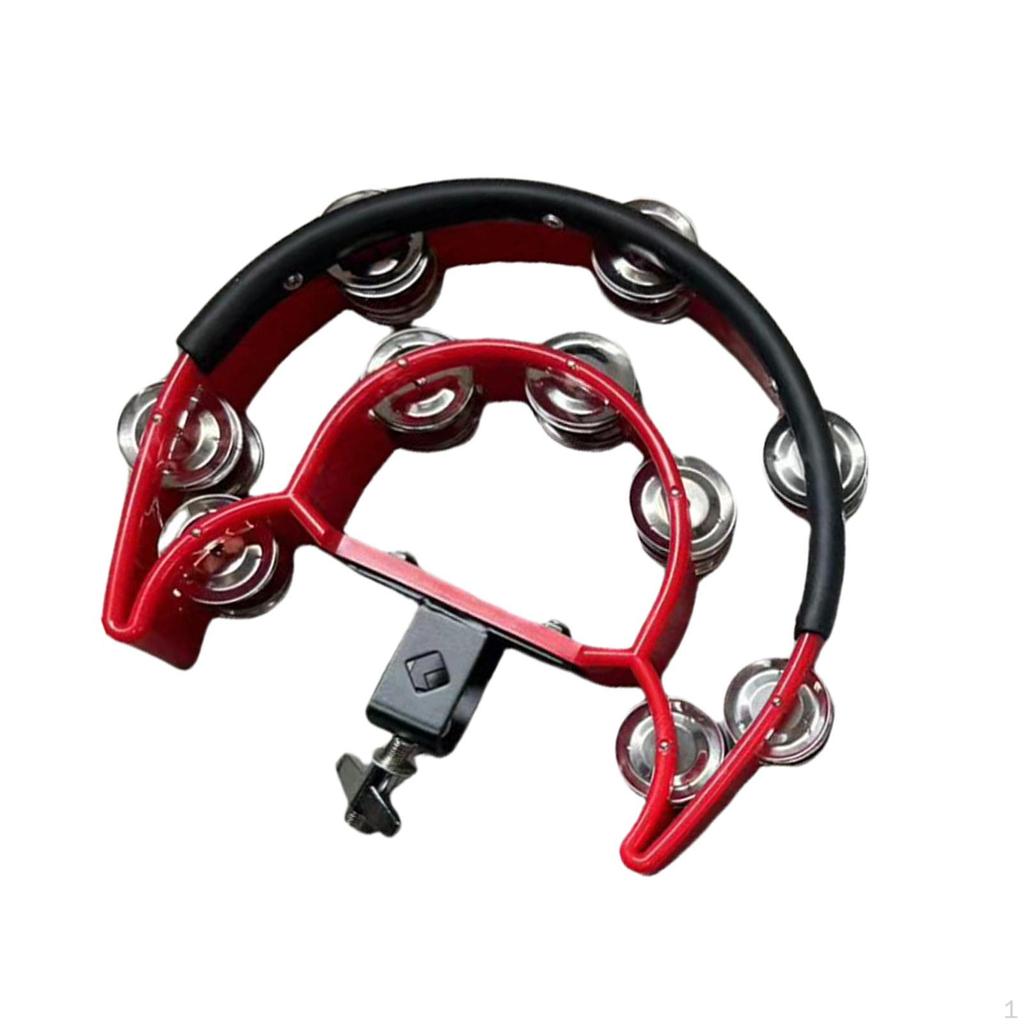 Double Row Tambourine Cymbal Hi Hat Music Rhythm for KTV Ensemble Creative