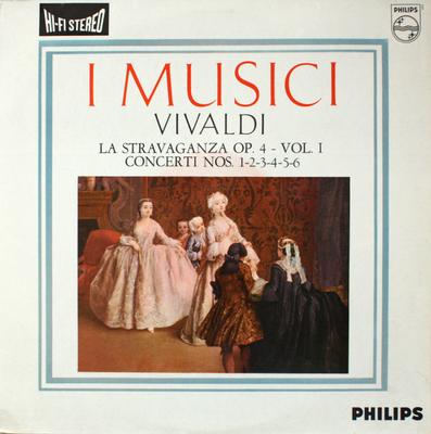 LP Record VIVALDI  I MUSICI  La Stravaganza Op. 4  Vol. I  Con 835209AY PHILIPS Germany Classical Used