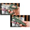 ENGINEER Tetsuwan Scissors GT with Cap, 56mm Blade Length, PH-55, Green, Blade: Special Stainless Steel for Cutting Tools, Grip: PBT