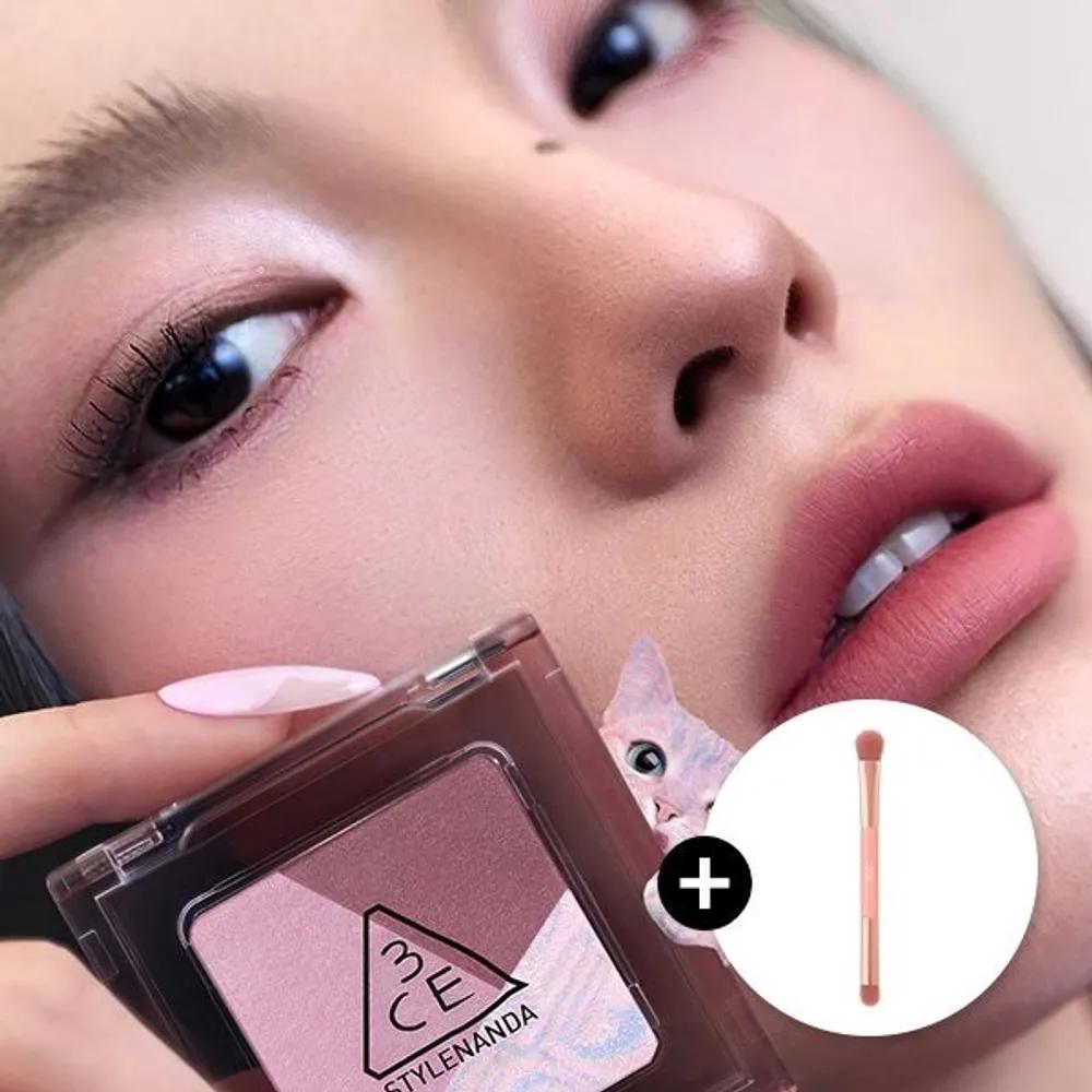 

Color Grid Eyeshadow (Increased) Color Grid Dual Brush Mint zest