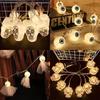 Creative Halloween LED String Lights Portable Pumpkin Ghost Skeletons Lights for Home Bar Halloween Party Festival Decor Supplie