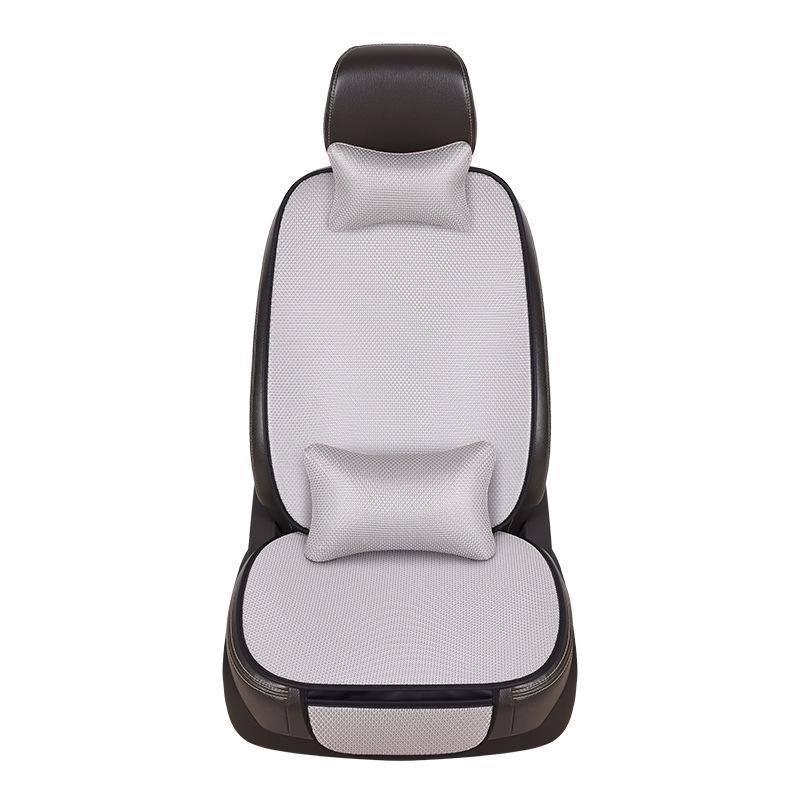 Set di cuscini per seggiolino auto: Seta di Ghiaccio, Antiscivolo, Traspirante, Sette Pezzi, Universale per Tutte le Stagioni.