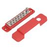 Power Distribution Terminal Block Busbar 12 Position Studs Distribution Block Bus Bar with Cover for Caravan Yacht