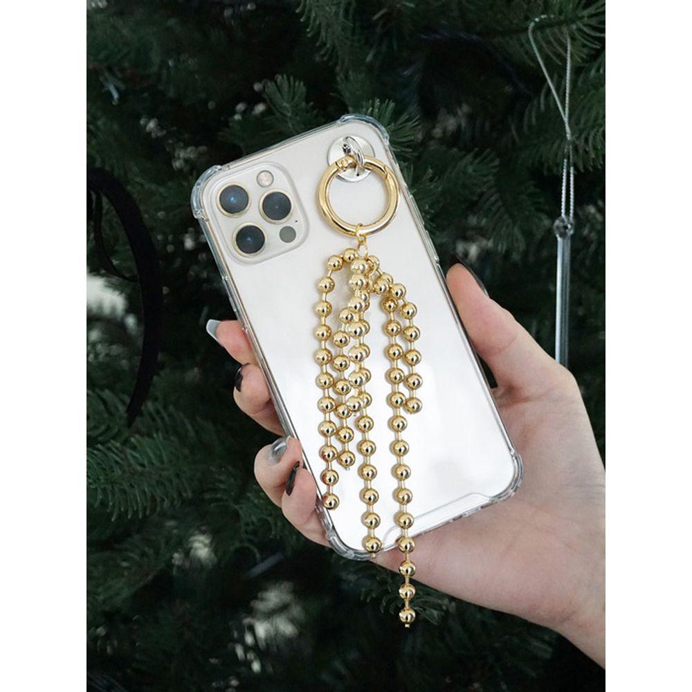 SORA gold chandelier key ring