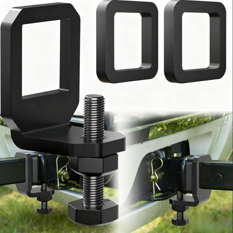 2 Inch 25 Inch Trailer Hitch Hook Clip with Anti Vibration Fastener Clamp for RV and Trailer Towing Applications
