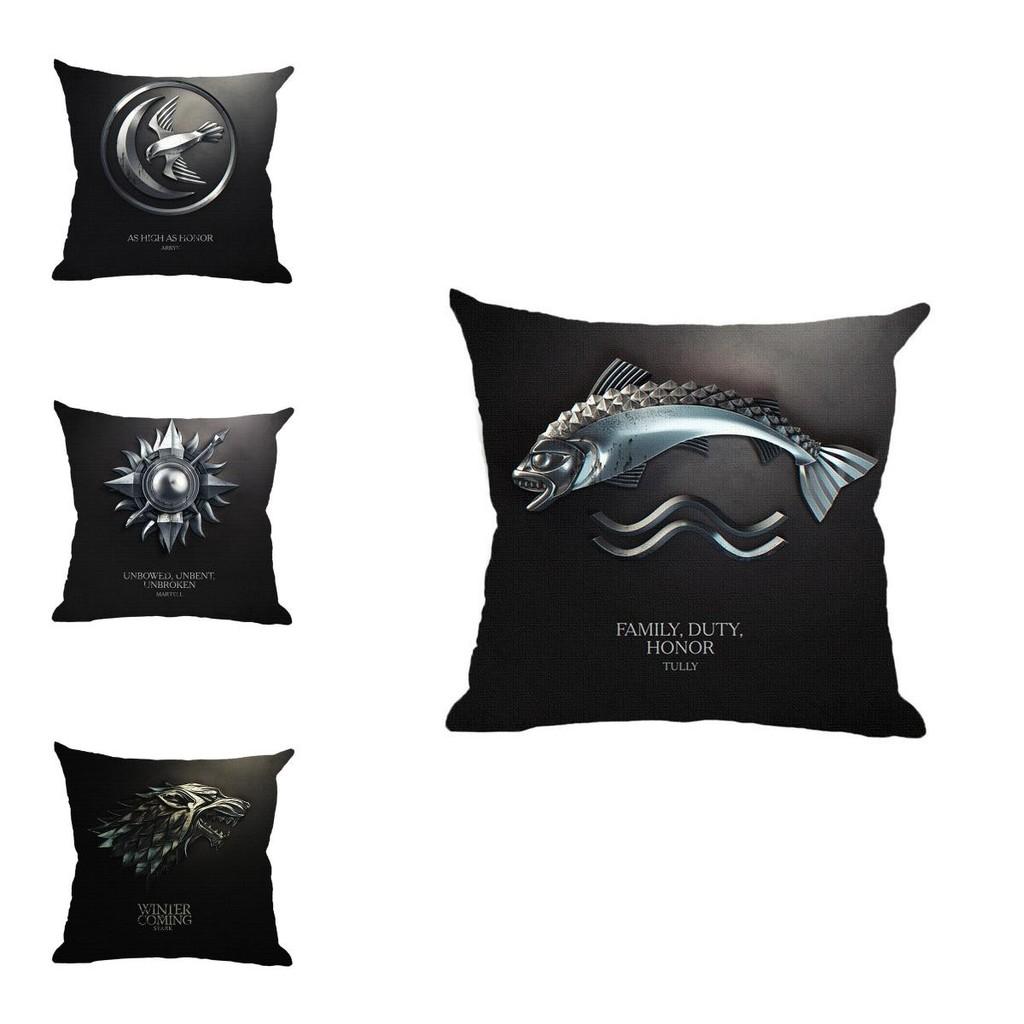 Luxurious Game Of Thrones Fire And Blood Throw Pillow Case For Elegant Home Decor