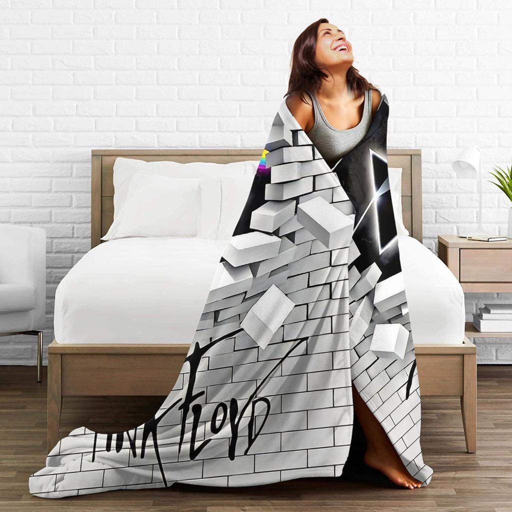 Floyded Rock Me Pinks Coperta Calda Morbida di Qualità Plaid Invernale Viaggio Ufficio Arredamento Casa Comodo Copriletto