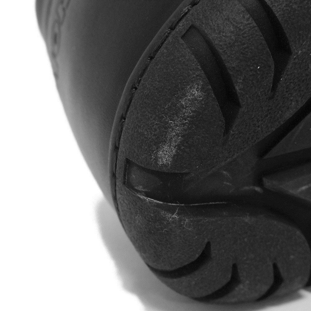 Used 10656 Snow Slippers 3SA089ZHN_H969 7897 40 All-Over Logo Calfskin Rubber 9.8" Oblique Quilted Nylon Black Men's