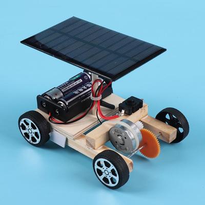 Solar Assemble Car Creative Inventions Motor Ability Of Children Active Thinking Diy Electronic Kit Technology Toys For Kids