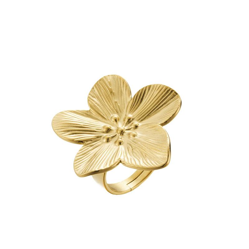 

Vintage Flower Shaped Zircon Sets Women Choker Necklace Cuff Bracelet Stud Earrings Adjustable Rings Gold Silver Color Zircon