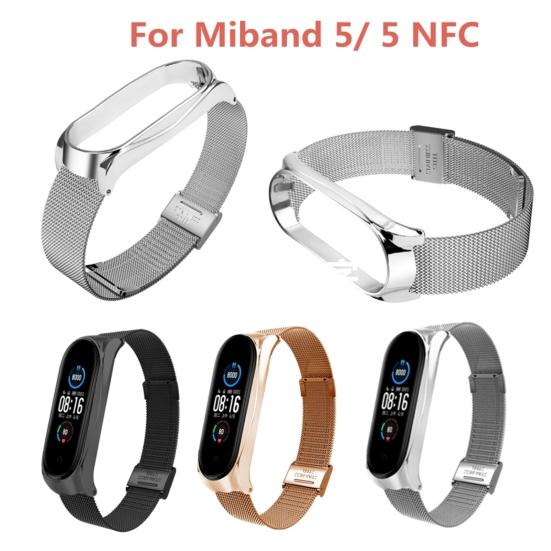 

Модный сменный ремешок из сплава для умных часов Xiaomi Mi Band 5/5 NFC