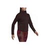 adidas Stella McCartney Soft Touch Solid Color Jacket, Women Comfortable Breathable Daily Sports Casual Night Red Black Outerwear CZ8999