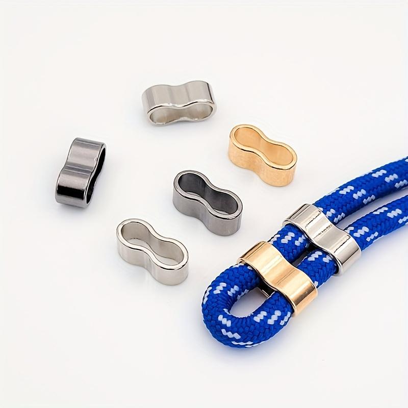 

Metal Rope Buckle Phone Case Rope Strap Adjustment Buckle Eight Character Hanging Rope Hardware 10pcs різнокольоровий