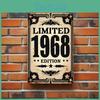 Art Sign Metal Wall Vintage Limited Edition 1968 Rustic Retro Decorative Plaque For Man Cave Garage Cafe Bar Farm