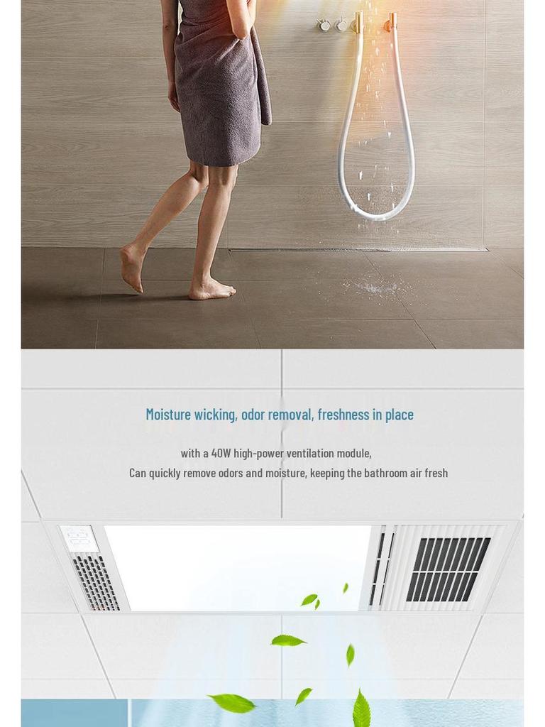 Yuba Smart Ceiling Fan and Heater Combo for Bathroom