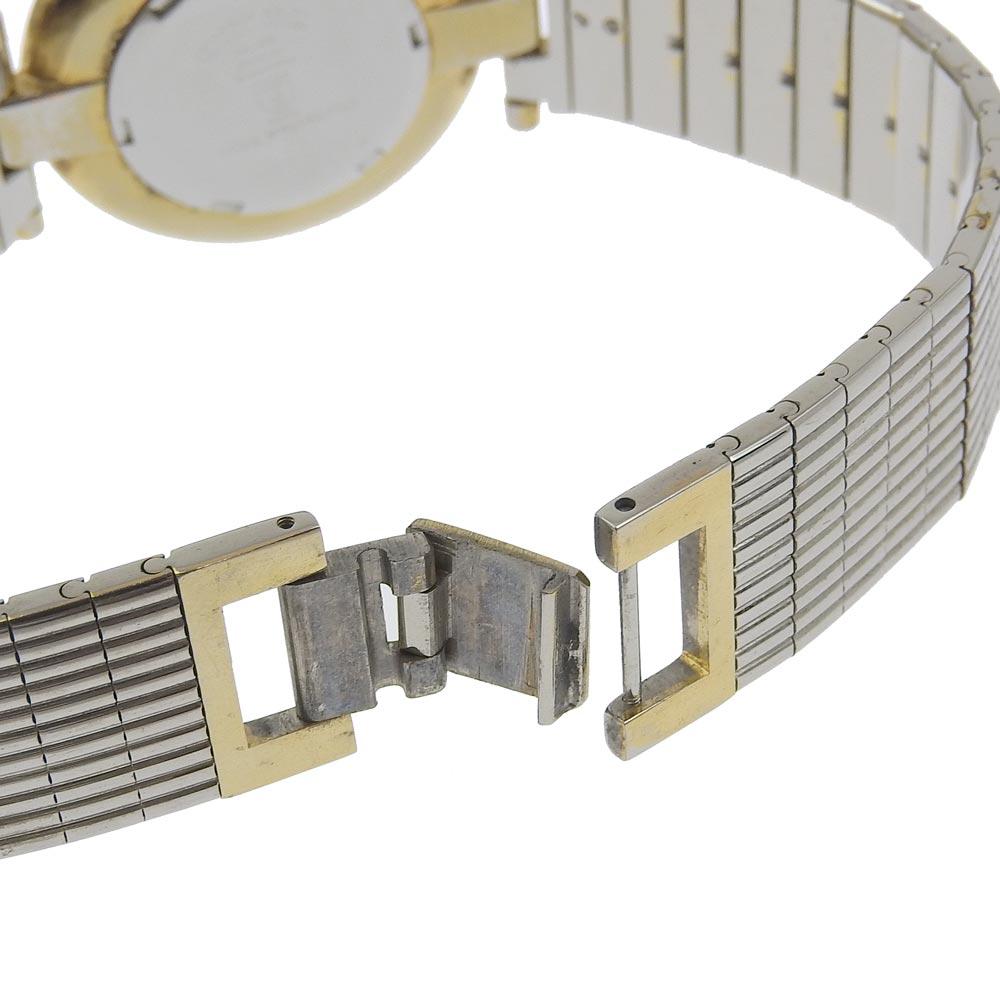 Dior Watches 4715032 WhiteDial Stainless Steel/Plated Gold Quartz Analog Display Mens Used