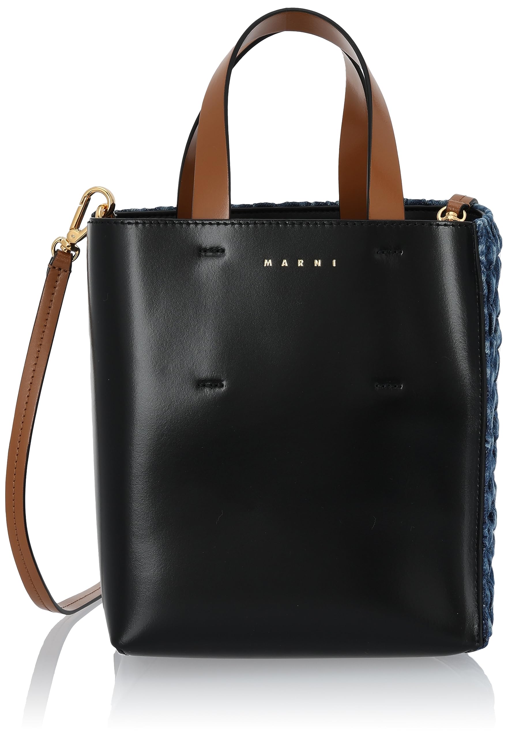 

Marni MUSEO Tote Bag SHMP0039L0P5271 Blue Women s Denim/Black/Pompei [Used]