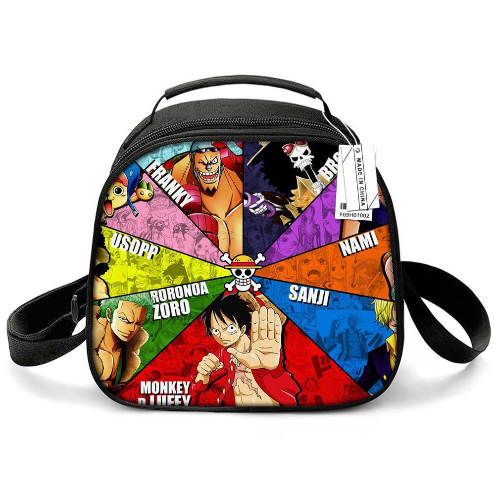Animation Lunch Box Thermal Insulation Bag Lunch Bag Student Thickened Aluminum Foil Nautical King Storage Thermal Insulation Meal Bag Ice Bag