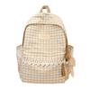 Mochila Escolar Xadrez para Estudantes Mochila Feminina