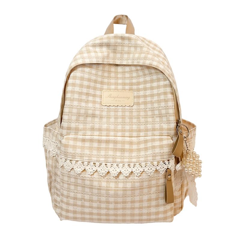 Mochila Escolar Xadrez para Estudantes Mochila Feminina