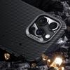SULADA For iPhone 14 Pro Max Magnetic Case Carbon Fiber Texture PU+TPU Protective Phone Cover