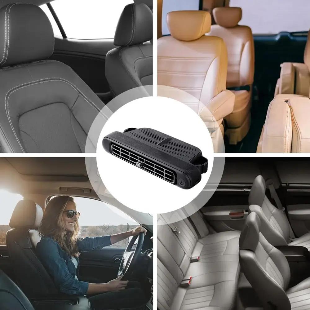 Car Rear Seat Cooling Fan Electric Three-Speed Adjustable Wind Speed Mini Fan Rv and Car Cooling Tool Car Rear Seat Fan