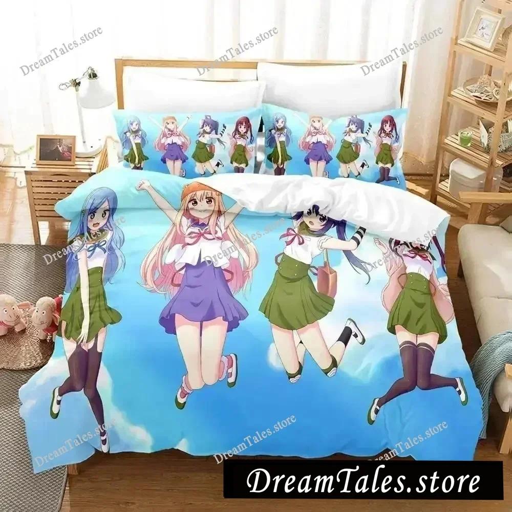 3D Printed Anime Himouto! Umaru-chan Bedding Set Duvet Cover Bedroom Comforter Single Twin King _Size Quilt Cover Home Textiles9