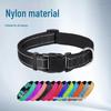 Ensemble Collier et Laisse pour Chien en Nylon Réfléchissant Réglable et Respirant - Taille Moyenne