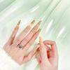 Trendy Handmade Bow Press-On Nail Art Stickers: Fashionable, Eye-Catching Style to Brighten Skin