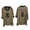 2026 NFL St. Saints 6 Shough Maglia da Calcio Ricamata Uomo Donna