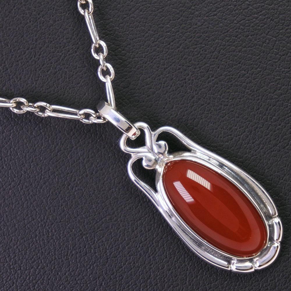 

Georg Jensen Necklace Red/Red Silver925 10g unisex Used