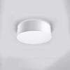 Plafon Sufitowy Okrągły Biały Ø25 Arena 1Xe27 15W Sl.0129 Sollux Lighting