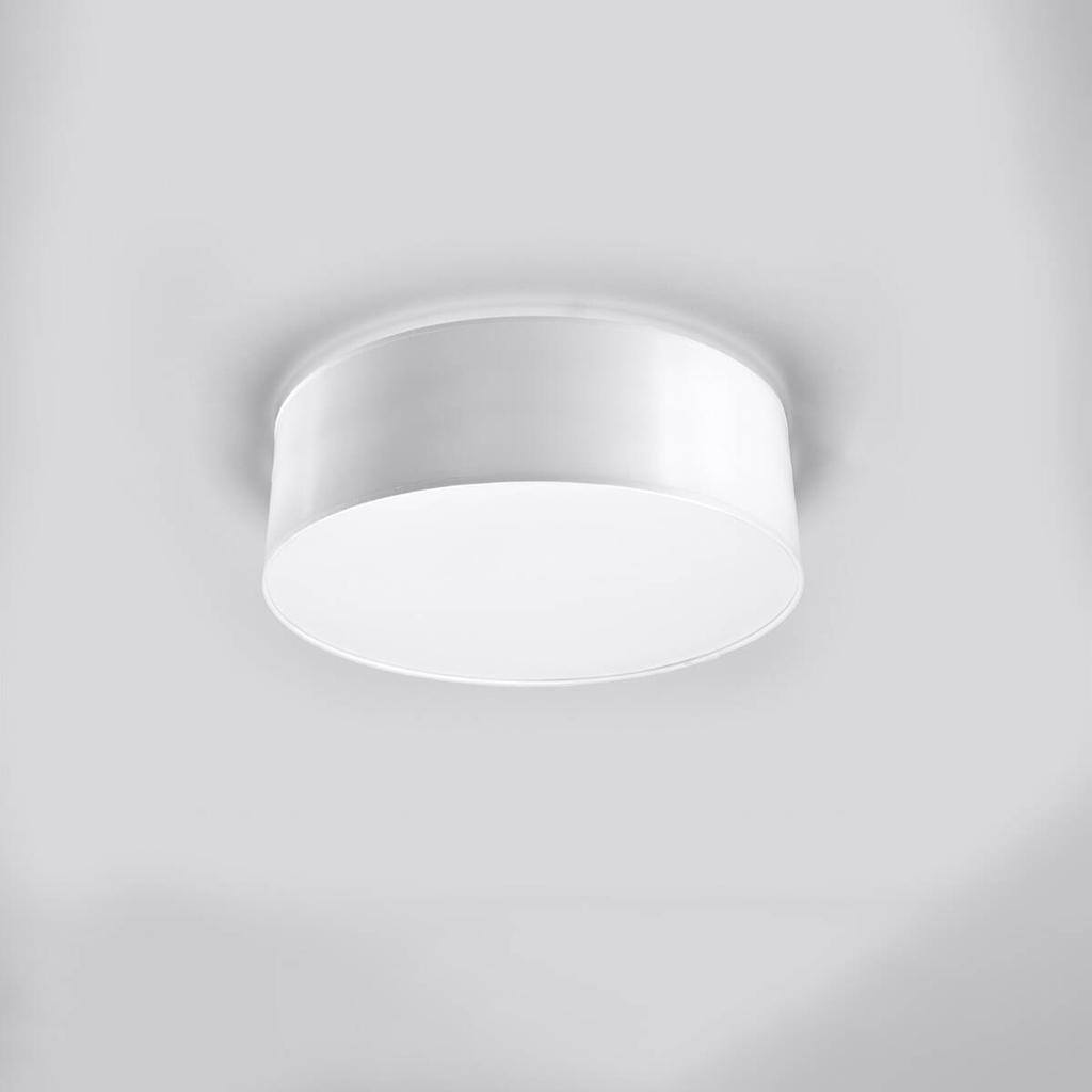 Plafon Sufitowy Okrągły Biały Ø25 Arena 1Xe27 15W Sl.0129 Sollux Lighting